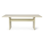 Rink Dining Table - Eggshell