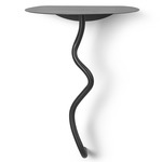 Curvature Wall Table - Black Brass