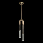 Antonia Pendant - Ombre Bronze / Nickel / Charcoal / Clear