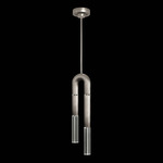 Antonia Pendant - Ombre Silver / Nickel / No Skin / Clear