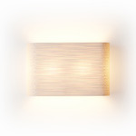 Skew Scraplights Wall Sconce - White Corrugated Cardboard