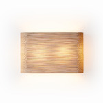 Skew Scraplights Wall Sconce - Blonde Corrugated Cardboard