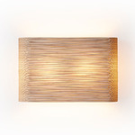 Skew Scraplights Wall Sconce - Blonde Corrugated Cardboard