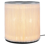 Model 597 Floor Lamp - Polished Aluminum / Cream