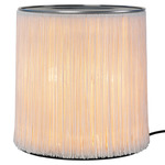 Model 597 Table Lamp - Polished Aluminum / Cream