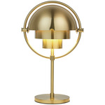 Multi-Lite Portable Table Lamp - Brass / Brass