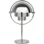 Multi-Lite Portable Table Lamp - Chrome / Chrome