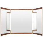 Vanity Wall Mirror - Walnut / Mirror