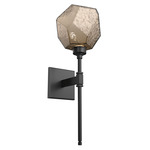 Gem Belvedere Wall Sconce - Matte Black / Bronze