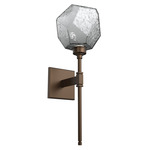 Gem Belvedere Wall Sconce - Flat Bronze / Smoke