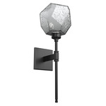 Gem Belvedere Wall Sconce - Matte Black / Smoke
