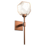 Gem Belvedere Wall Sconce - Burnished Bronze / Amber