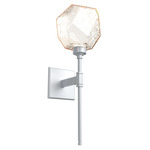 Gem Belvedere Wall Sconce - Classic Silver / Amber