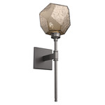 Gem Belvedere Wall Sconce - Graphite / Bronze