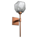 Gem Belvedere Wall Sconce - Burnished Bronze / Smoke