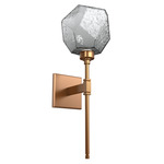 Gem Belvedere Wall Sconce - Novel Brass / Smoke