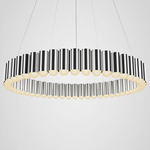 Carousel Pendant - Polished Chrome / Opal