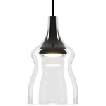 Nostalgia 01 Pendant - Black / Transparent