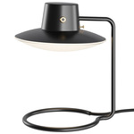 AJ Oxford Table Lamp - Black / Black / Opal