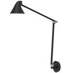 NJP Swing Arm Wall Light - Black