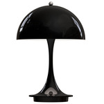 Panthella 160 Portable Table Lamp - Black