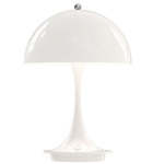 Panthella 160 Portable Table Lamp - White Opal Acrylic / White