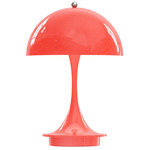 Panthella 160 Portable Table Lamp - Coral