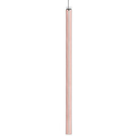 Estela Pendant - Matte Black / Pale Rose