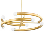 Allegra Chandelier - Aged Brass