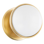 Amy Wall Sconce - Aged Brass / Opal
