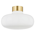 Eliana Ceiling Light - Aged Brass / Opal