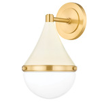 Ciara Wall Sconce - Aged Brass / Cream