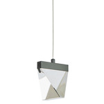 Atlas Pendant - Matte Black / Crystal