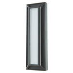 Cell Outdoor Wall Sconce - Matte Black / Frosted