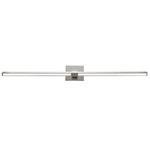 Epee Bathroom Vanity Light - Brushed Nickel / White