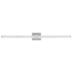 Epee Bathroom Vanity Light - Chrome / White