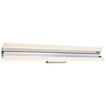 Eros Bathroom Vanity Light - Chrome / White