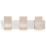 Fang Bathroom Vanity Light - Chrome / White