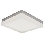 Icecube Ceiling Light - Brushed Nickel / Frosted