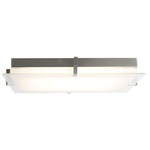 Matrix Square Ceiling Light - Brushed Nickel / Frosted