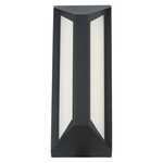 Newport Outdoor Wall Sconce - Matte Black / Frosted