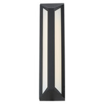Newport Outdoor Wall Sconce - Matte Black / Frosted