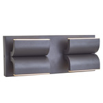 Willow Wall Sconce - Matte Black / Frosted