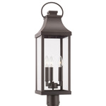 Bradford Outdoor Post Lantern - Oiled Bronze