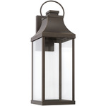 Bradford Outdoor Wall Lantern - Oiled Bronze / Clear