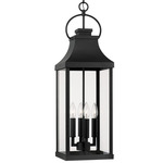 Bradford Outdoor Pendant - Black / Clear