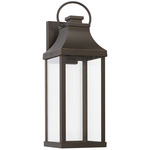 Bradford Outdoor Wall Lantern - Oiled Bronze / Clear