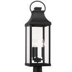 Bradford Outdoor Post Lantern - Black