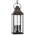 Bradford Outdoor Pendant - Oiled Bronze / Clear