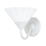 Kelsey Wall Sconce - White / Matte Opal